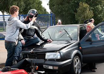 Accidente de Moto en Milwaukee