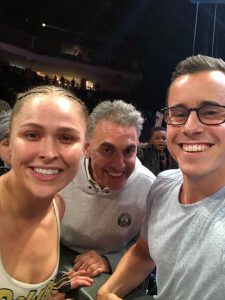 David and Stephen Watson With Ronda Rousey