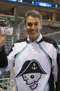 David Gruber at the Admirals Game