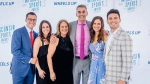 Gruber staff who attended the wheels up sports awards