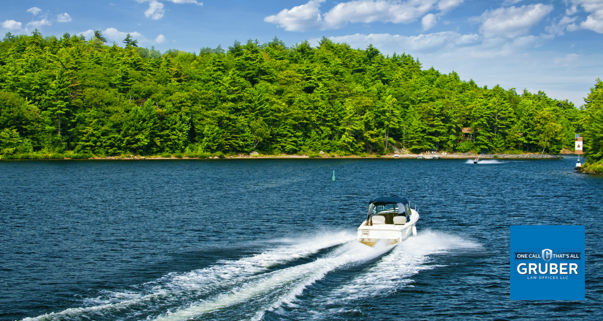 A boat with Wisconsin Department of Natural Resources expiration decals